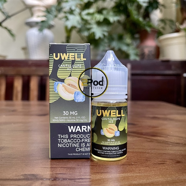 Juice Uwell vị Dưa vàng lạnh - Sản phẩm tinh dầu độc đáo